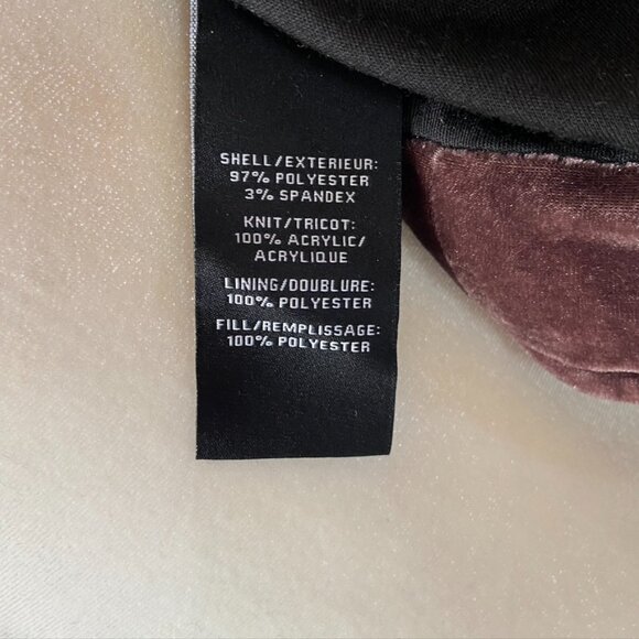 7 For All Mankind Mahogany Brown Cropped Quilted Velvet Bomber Jacket Sz XS NWOT - Picture 15 of 15